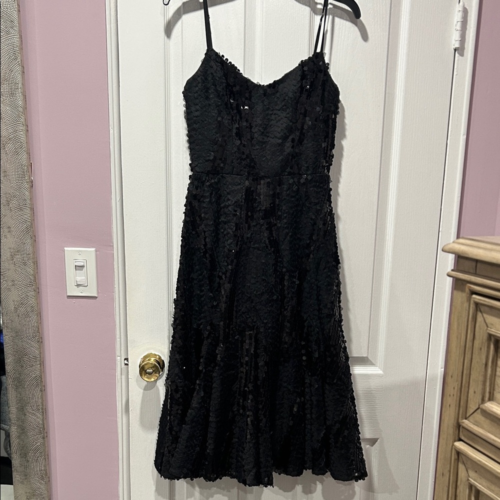 Elegant Black Lace Dress